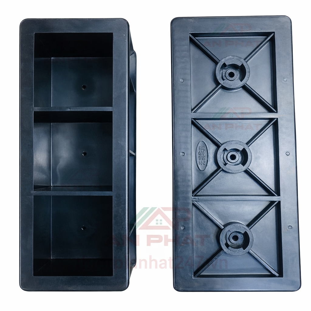 Khuon-đuc-mau-xi-mang-70.7mm Khuôn đúc mẫu xi măng 70,7mm 3 ngăn tiêu chuẩn