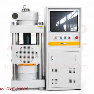 Máy nén bê tông 2000KN điều khiển servo dùng thí nghiệm cường độ nén bê tông trong phòng lab