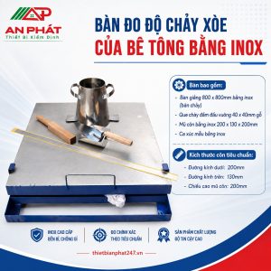 Thiết bị thí nghiệm chảy xoè bê tông chính xác cao