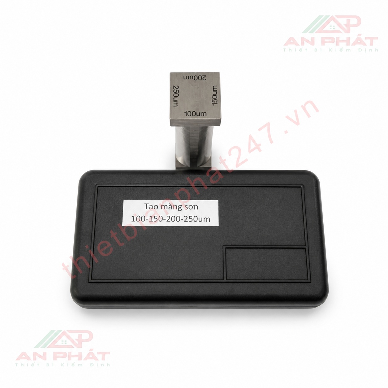 Dụng cụ tạo màng sơn 100-150-200-250µm bằng thép không gỉ kèm hộp đựng tại An Phát