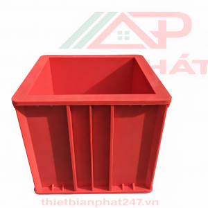 Khuôn đúc mẫu bê tông 150x150x150 lập phương dùng thí nghiệm cường độ nén bê tông