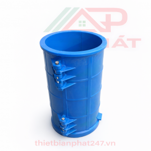Khuôn đúc mẫu bê tông 150x300mm hình trụ dùng thí nghiệm cường độ nén bê tông