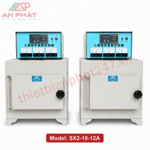 Lò nung 1200°C dung tích 16 lít Model SX2-10-12A dùng trong phòng thí nghiệm vật liệu, gốm sứ, xi măng, tro xỉ và kim loại.