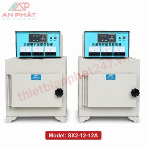 Lò nung 1200°C dung tích 30 lít Model SX2-12-12A dùng trong phòng thí nghiệm vật liệu, gốm sứ, xi măng, tro xỉ và kim loại.