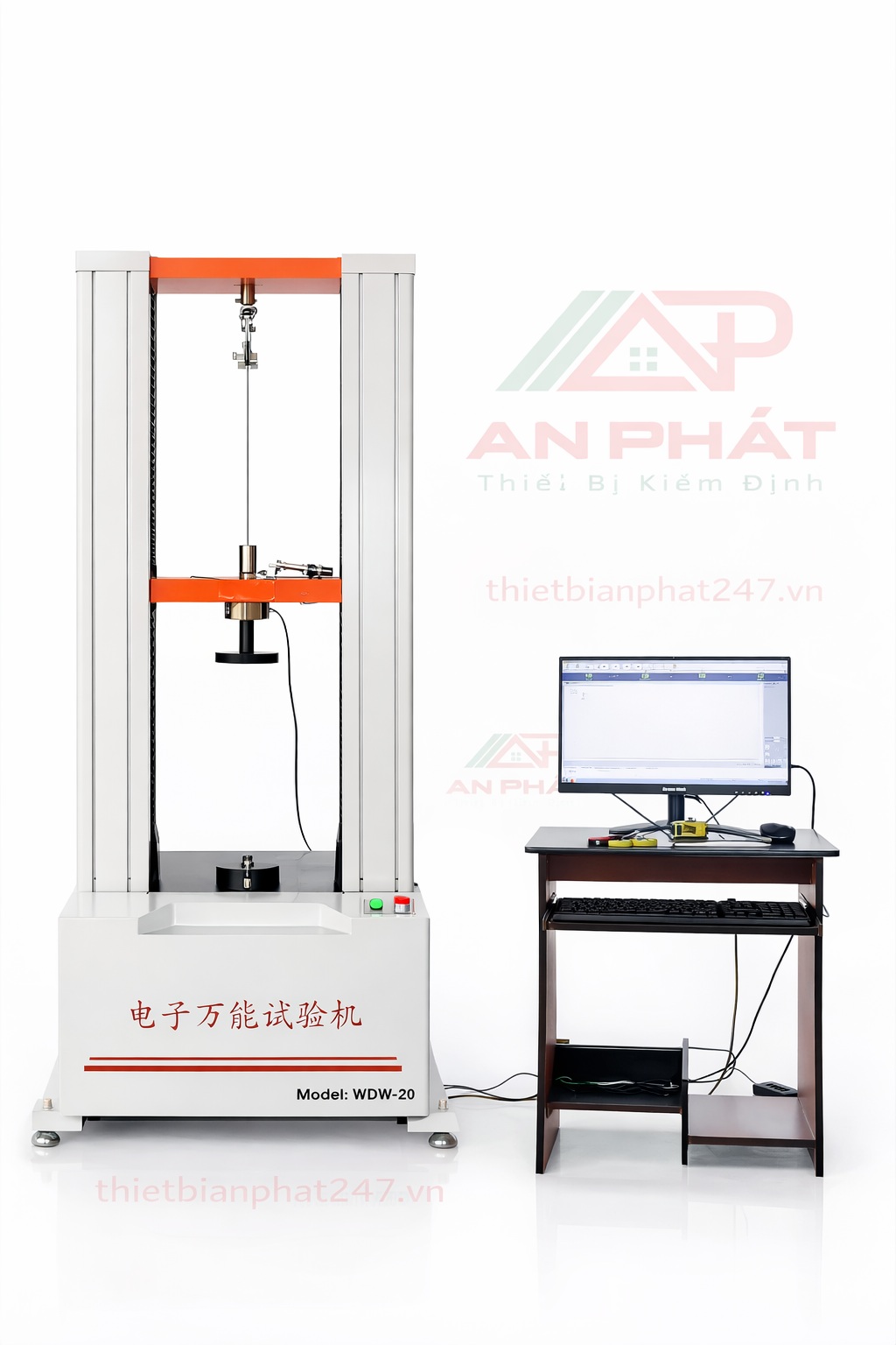 Máy kéo nén đa năng 20kN WDW-20 điều khiển máy tính thí nghiệm vật liệu
