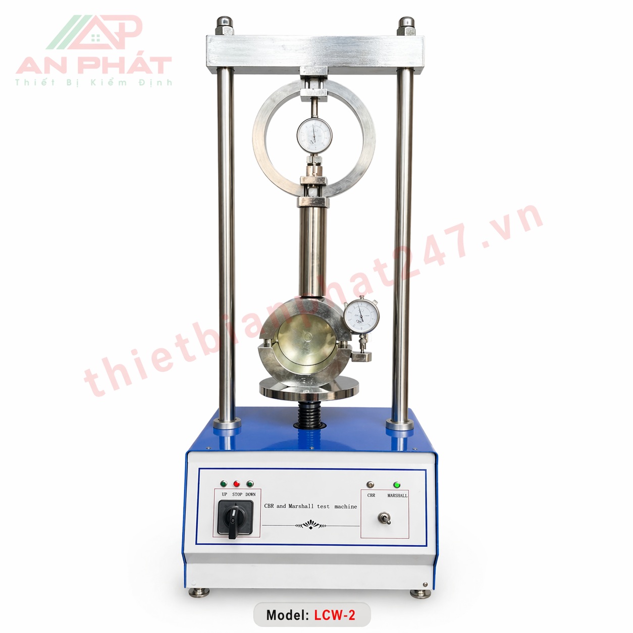 Máy nén CBR Marshall thí nghiệm đất nền và bê tông nhựa chính hãng