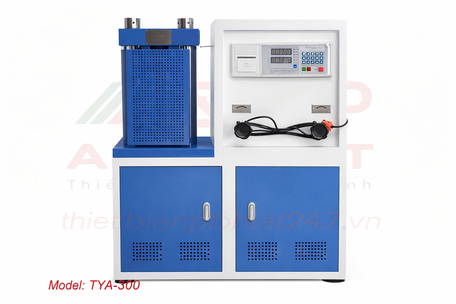 may-nen-mau-xi-mang-tya-300kn Máy nén mẫu xi măng TYA-300 dùng kiểm tra cường độ chịu nén của mẫu xi măng trong phòng thí nghiệm