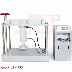 Máy nén nắp hố ga dùng kiểm tra khả năng chịu tải và độ bền của nắp hố ga, song chắn rác