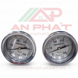 Nhiệt kế kim loại mặt đồng hồ inox đo nhiệt độ công nghiệp độ bền cao