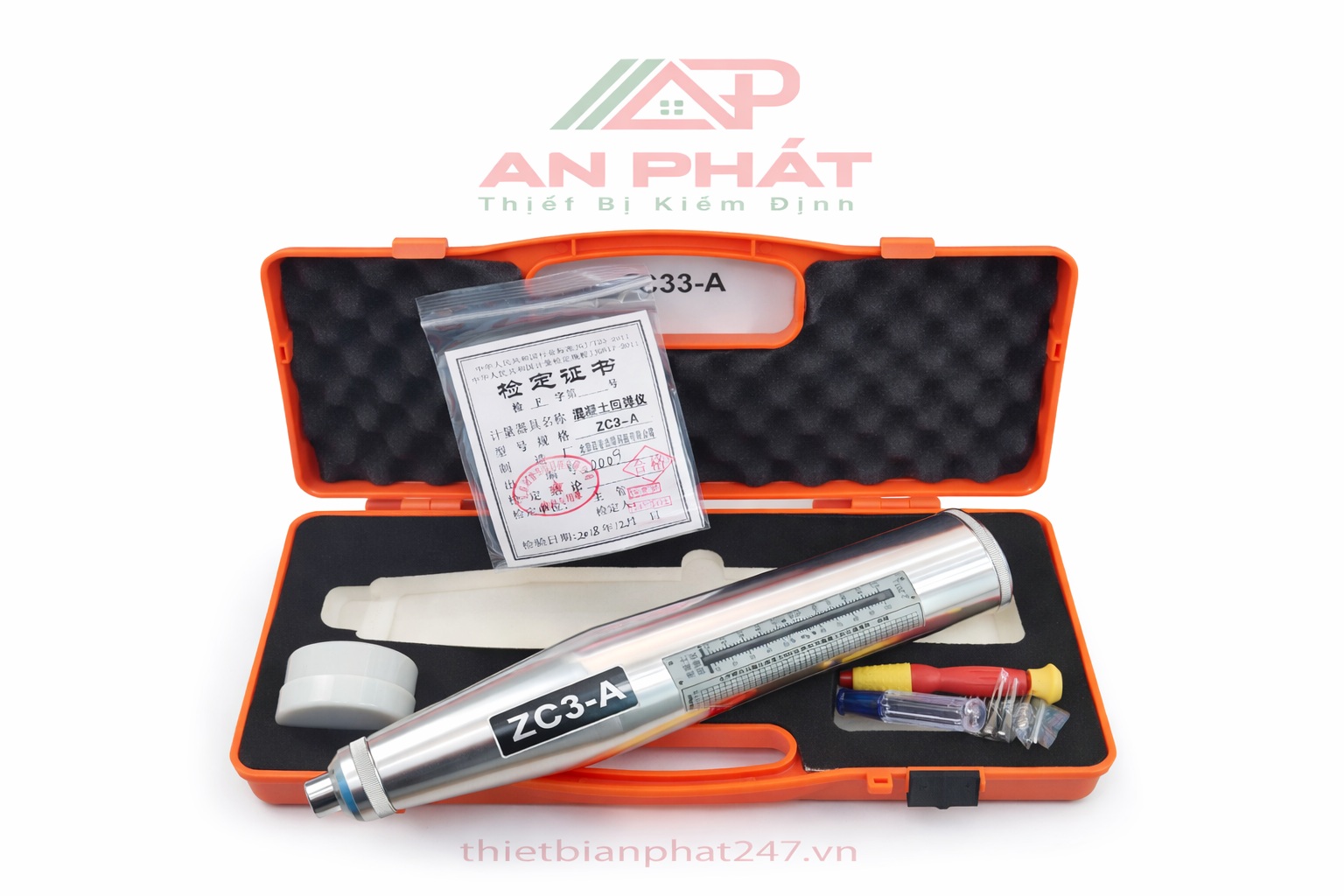 Thiết bị thử độ cứng bê tông ZC3-A chính hãng dùng kiểm tra cường độ bê tông hiện trường