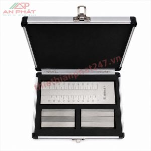 Thước đo độ mịn sơn 0-100µm kèm dao gạt và hộp đựng An Phát