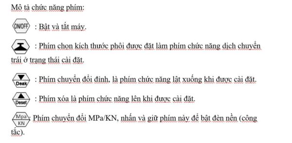 thông số